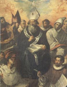 HERRERA, Francisco de, the Elder St Basil Dictating His Doctrine (mk05) Spain oil painting art